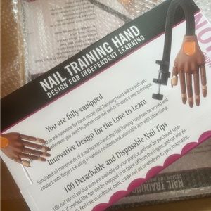 Practice Nail Training Hand
